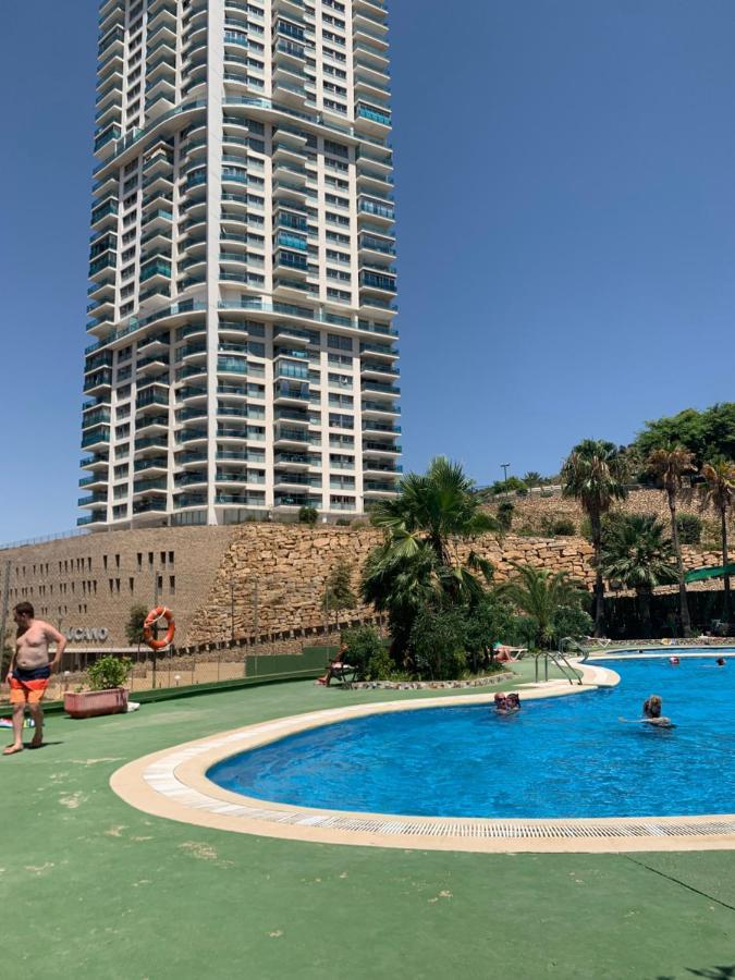 Апартаменти З Чудовим Видом,600 М Пляж Леванте Венідорм Benidorm Buitenkant foto